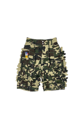GHILLIE JORTS - GREEN CAMO