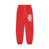 Denim Tears University Sweatpants Red White
