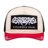 Godspeed E Pluribus Trucker Hat White Red