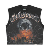 Godspeed Fences Sleeveless Tee Black