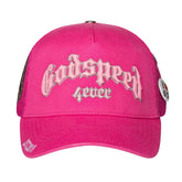 Godspeed Forever Trucker Hat Pink