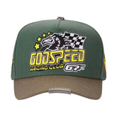 Godspeed GRC Members Trucker Hat Green Brown