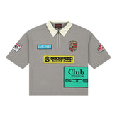 Godspeed GRC Quarter Zip Short Sleeve Polo Grey