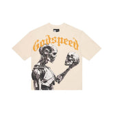 Godspeed Mankind vs AI Bone Black Yellow Tee