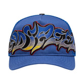 Godspeed Neo Trucker Hat Blue Yellow Red