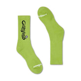 Godspeed New Age Socks Lime Green
