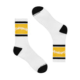 Godspeed OG Striped Socks White Yellow