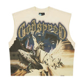 Godspeed The Landing Sleeveless Bone Tee