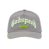 Godspeed Trucker Hat Grey Lime