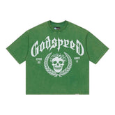 Godspeed Victor Crest Green Basic Tee
