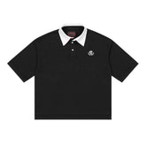 Godspeed Victor Minimal Crest Polo Black