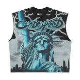 Godspeed Voltage Sleeveless Black Grey Tee