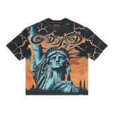 Godspeed Voltage Tee Black Orange