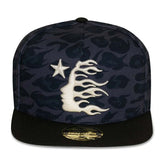 Hellstar Cheetah Print Snapback Hat 'Black'