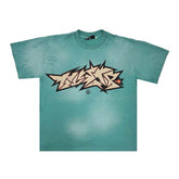 Hellstar Crack Print Tee 'Green'