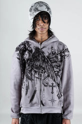 Slate Zip Hoodie (Ash)