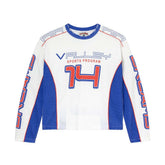 Vale Forever Air Force Thermal Tee 'White/Blue'