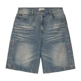 Vale Forever Candy Jorts Blue Wash