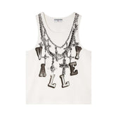 Vale Forever Chain Tank 'White'