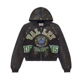 Vale Forever Gem Zip Up Hoodie Black