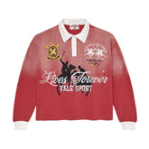 Vale Forever Rockefeller Long Sleeve Rugby Red