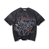 Vale Forever Tasmania Faded Black Tee