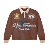 Vale Forever Vanderbilt Long Sleeve Rugby Brown