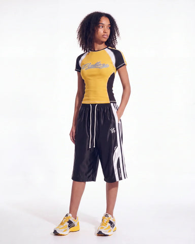 Vale Forever Women's Valley Sport Femme Tee Yellow
