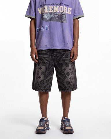 Vale Forever Spade Jorts Black