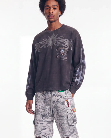 Vale Forever Valley Bling L/S Tee Black