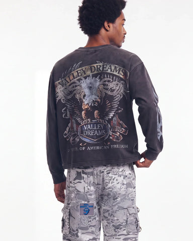 Vale Forever Valley Bling L/S Tee Black