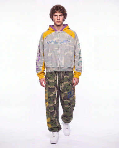Vale Forever Boiler Room Zip Up Camo