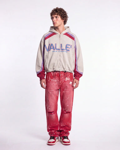Vale Forever Rocket Zip Up Hoodie White