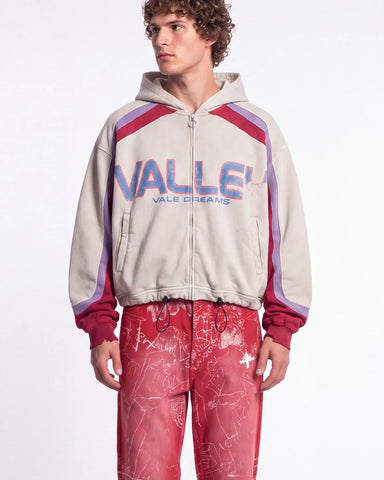 Vale Forever Rocket Zip Up Hoodie White