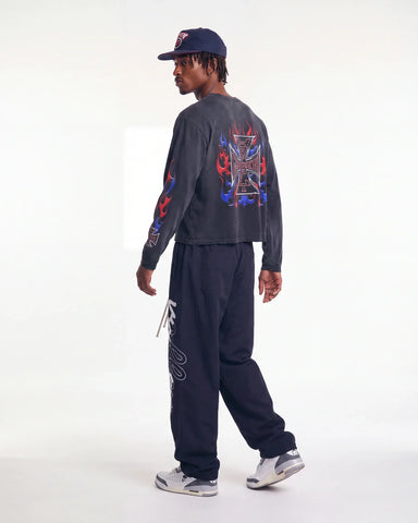 Vale Forever Midnight Swish Track Pants Black