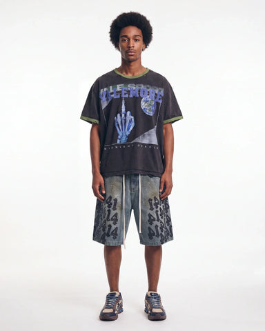 Vale Forever Lucky Charms Jorts Blue/Black