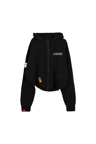 NEO CROPPED ZIP HOODIE