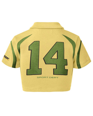 Vale Forever 007 Women's Brazil Rugby Tee Yellow
