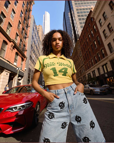Vale Forever 007 Women's Brazil Rugby Tee Yellow