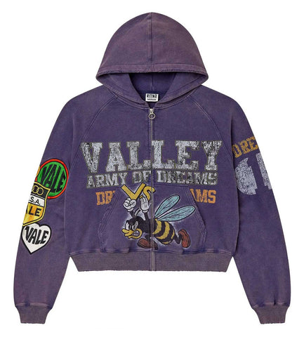 Vale Forever Army Zip Up Purple