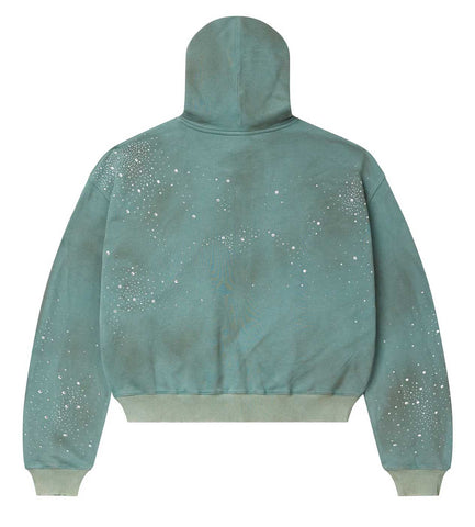 Vale Forever Bank Zip Up Hoodie Green