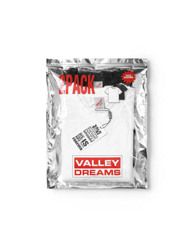 Vale Forever Blankees 2 Pack Tees White/Black