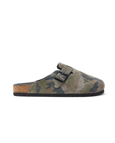 Vale Forever Camo Clogs Green