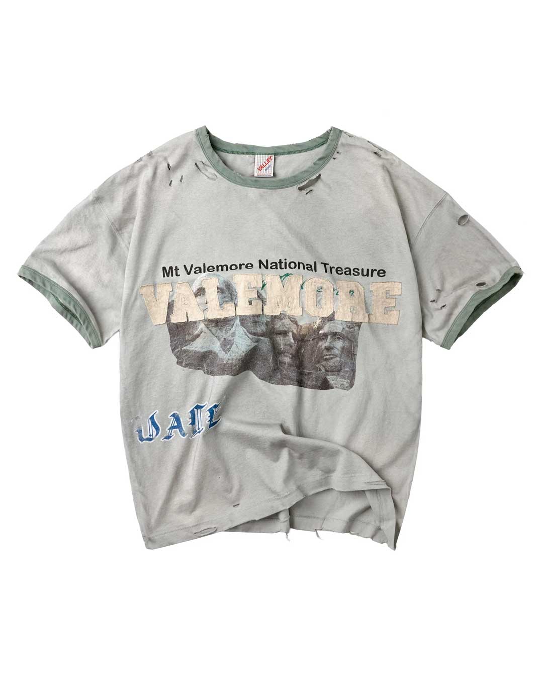 Vale Forever Camp Ringer Tee Green