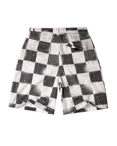 Vale Forever Checker Jorts Black/White