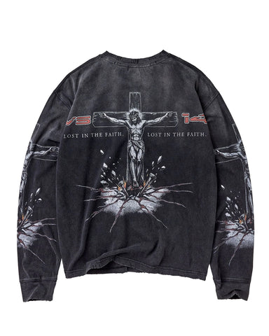 Vale Forever Concrete Cross L/S Tee Black
