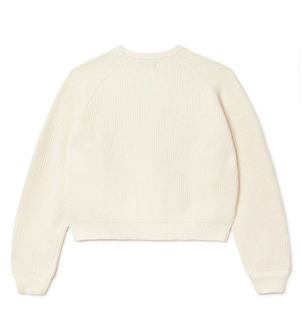Vale Forever Fisherman Knit Sweater Cream