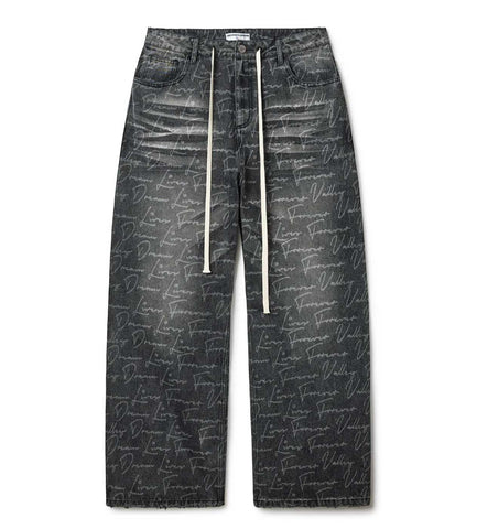Vale Forever Letter To Vale Denim Black