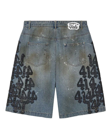 Vale Forever Lucky Charms Jorts Blue/Black