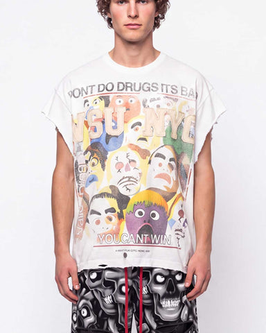 Vale Forever No Drugs Tank White